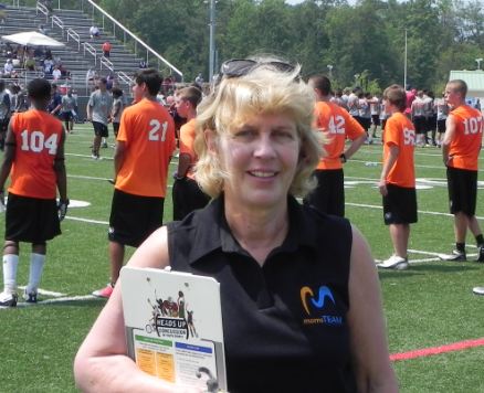 Brooke de Lench at Top Gun football camp 2011