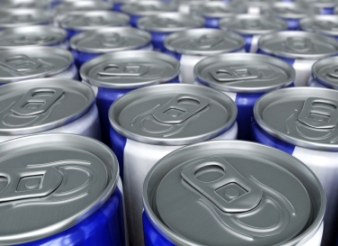 Energy drink cans