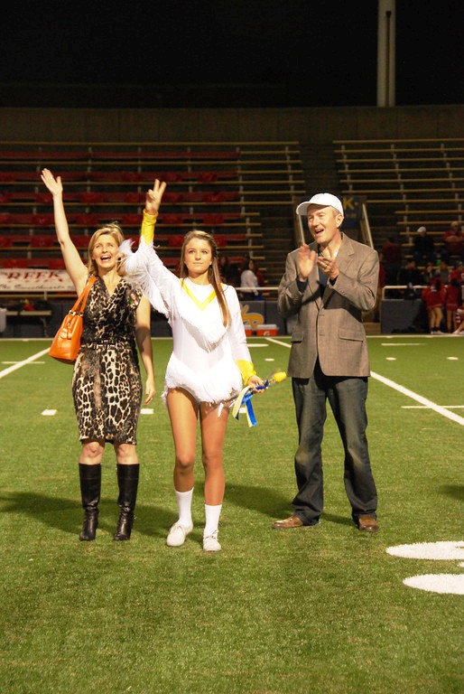 Gretchen Rose with husband and daughter