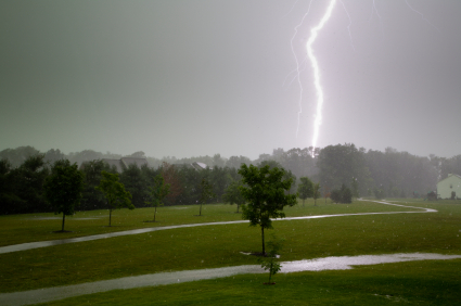 Lightning strike