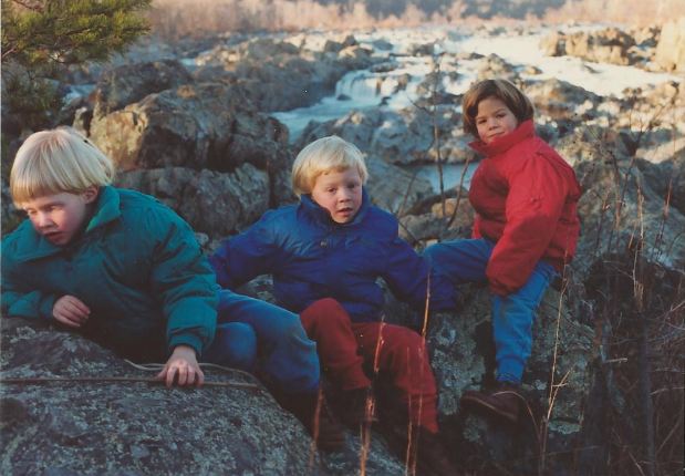 Taylor, Spencer and Hunter Great Falls 1985