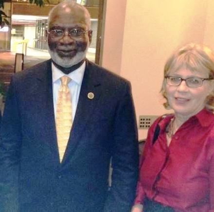 Dr. David Satcher and Brooke de Lench