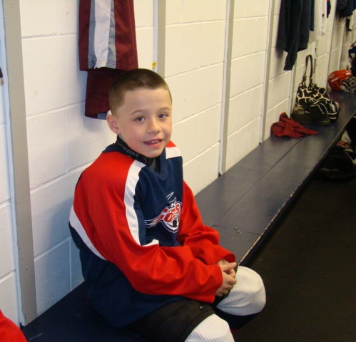 Foglietta twin in locker room