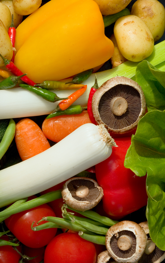 Colorful vegetables