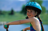 Girl On Bike